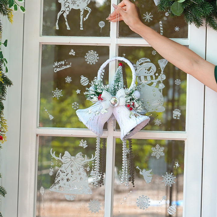 ON SALE🔥Christmas Decorations White Bell Hanging Ornaments