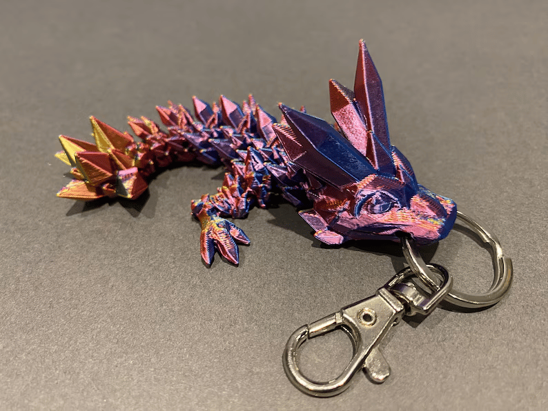 🔥Last Day Promotion 50% OFF🔥 - Crystal Tadling Dragon Keychains