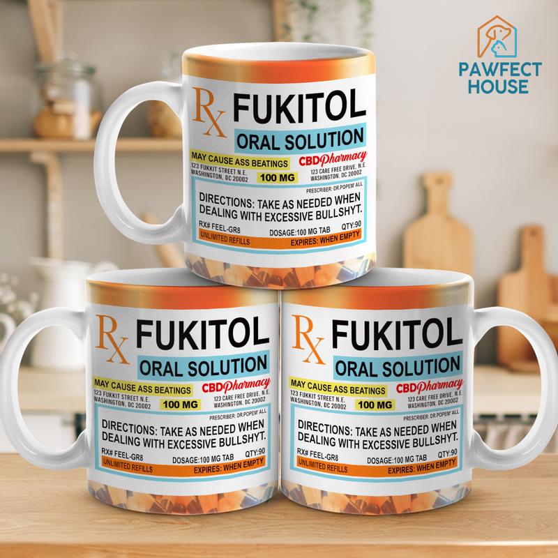 Gift - Funny Prescription Label 11 Oz Mug