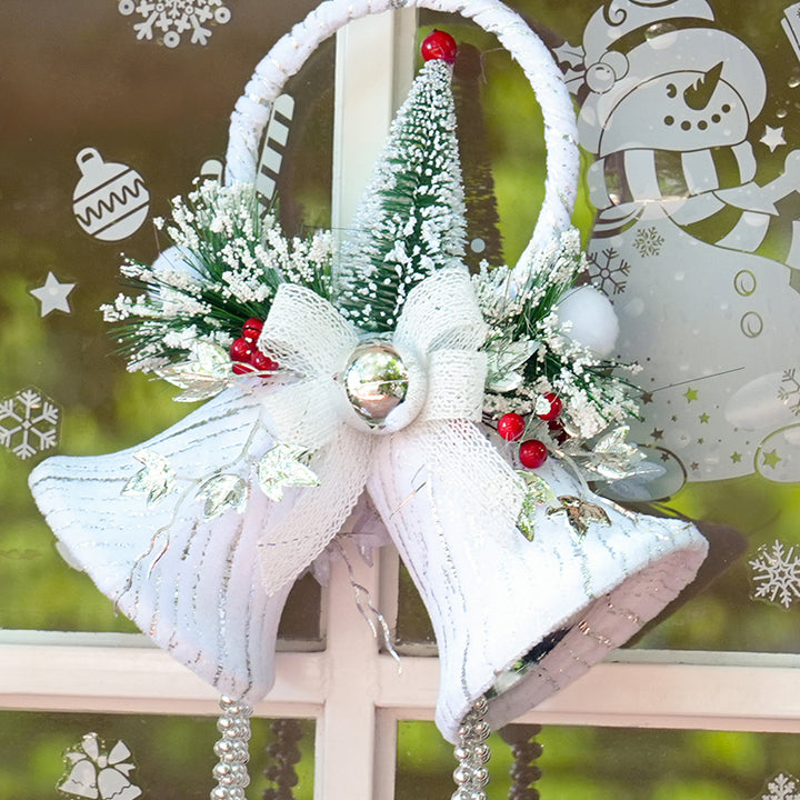 ON SALE🔥Christmas Decorations White Bell Hanging Ornaments