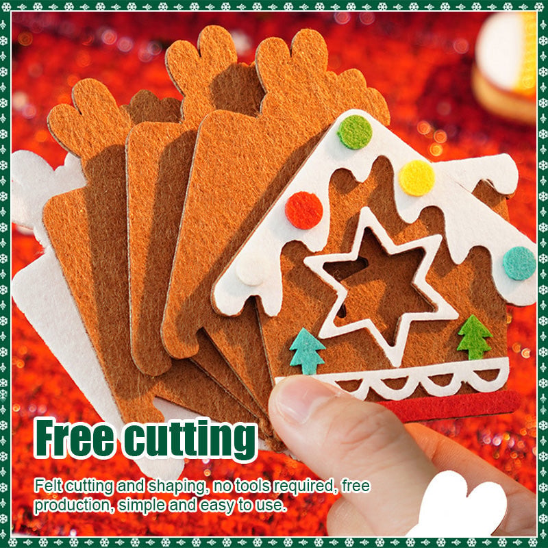 💥Christmas Sale 49% Off -Christmas Themed Felt Decoration DIY Material Package