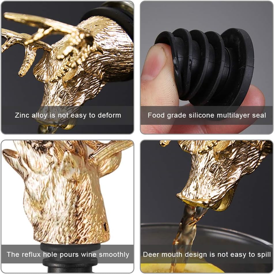 🔥Last Day Promotion 50% OFF🔥 - Deer Head Wine Pourer