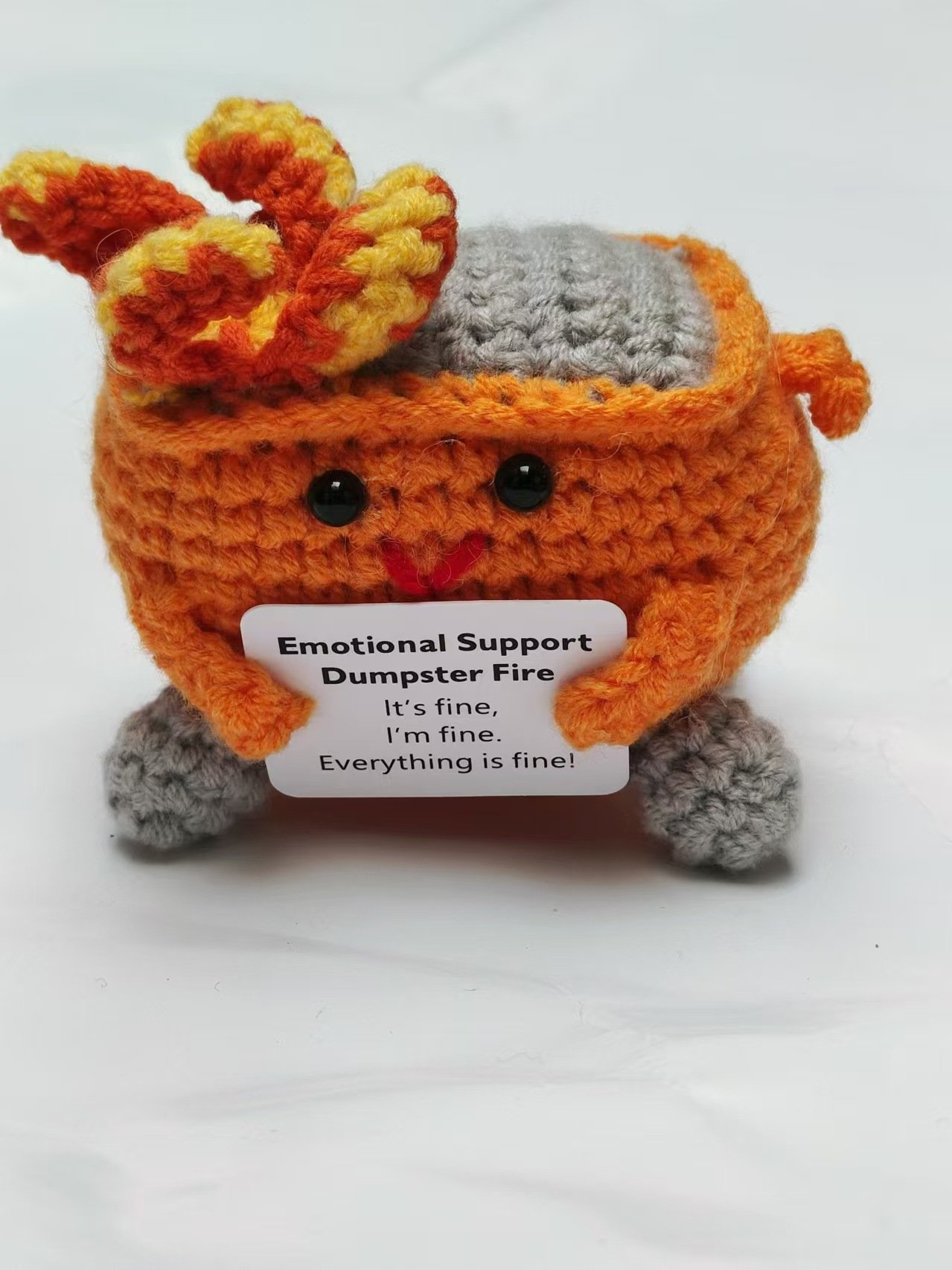 🎄Christmas Gifts 49% OFF - Crochet Dumpster Fire Toy🔥