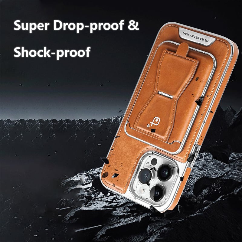 🔥Last Day Promotion 50% OFF🔥 -🤑🤑Luxurious Leather Magnetic iPhone Case with Removal Card Holder