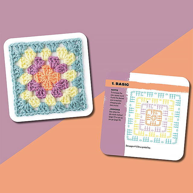 The Granny Square Card Deck(50 Mix & Match Designs)