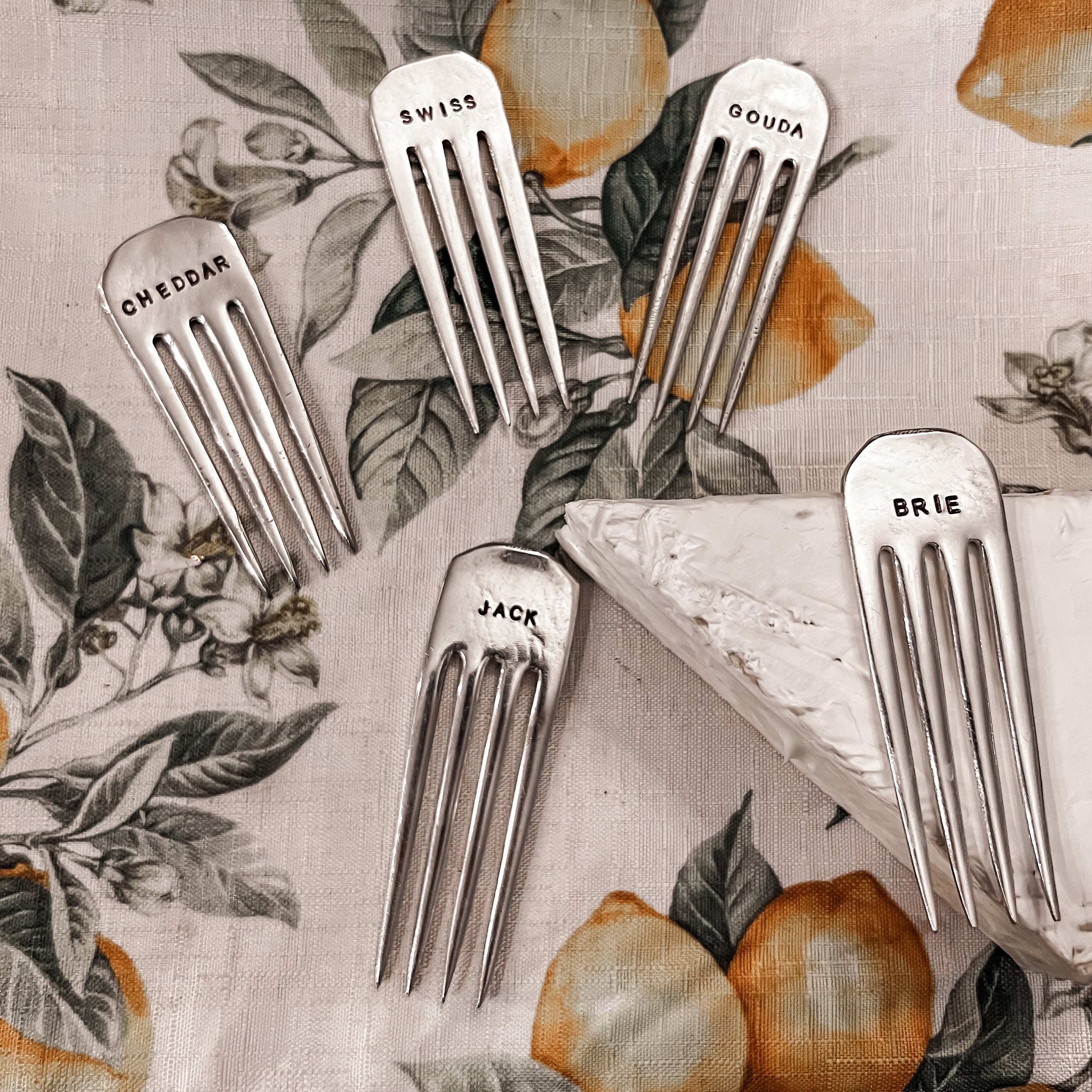 🧀Cheese Markers | Vintage Christmas Gift Set of 5