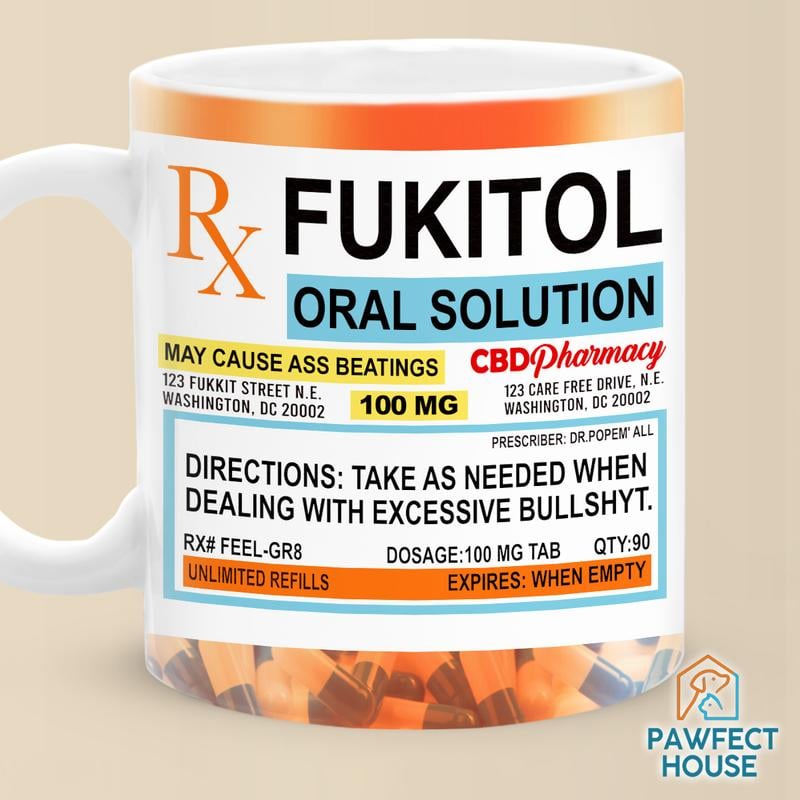 Gift - Funny Prescription Label 11 Oz Mug