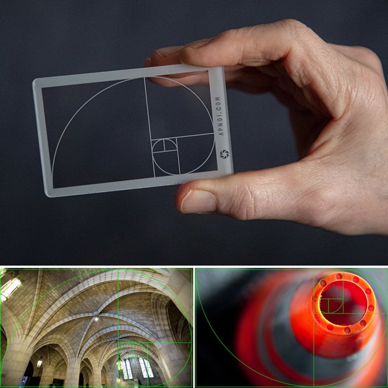 📷Golden Ratio/Fibonacci Composition View Finder