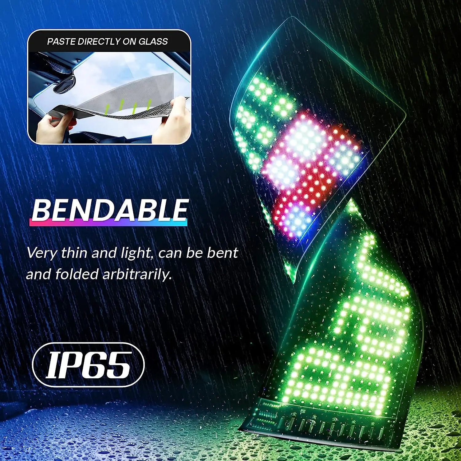 🔥Last Day Promotion 50% OFF🔥 - Ultra-thin flexible Bluetooth LED screen