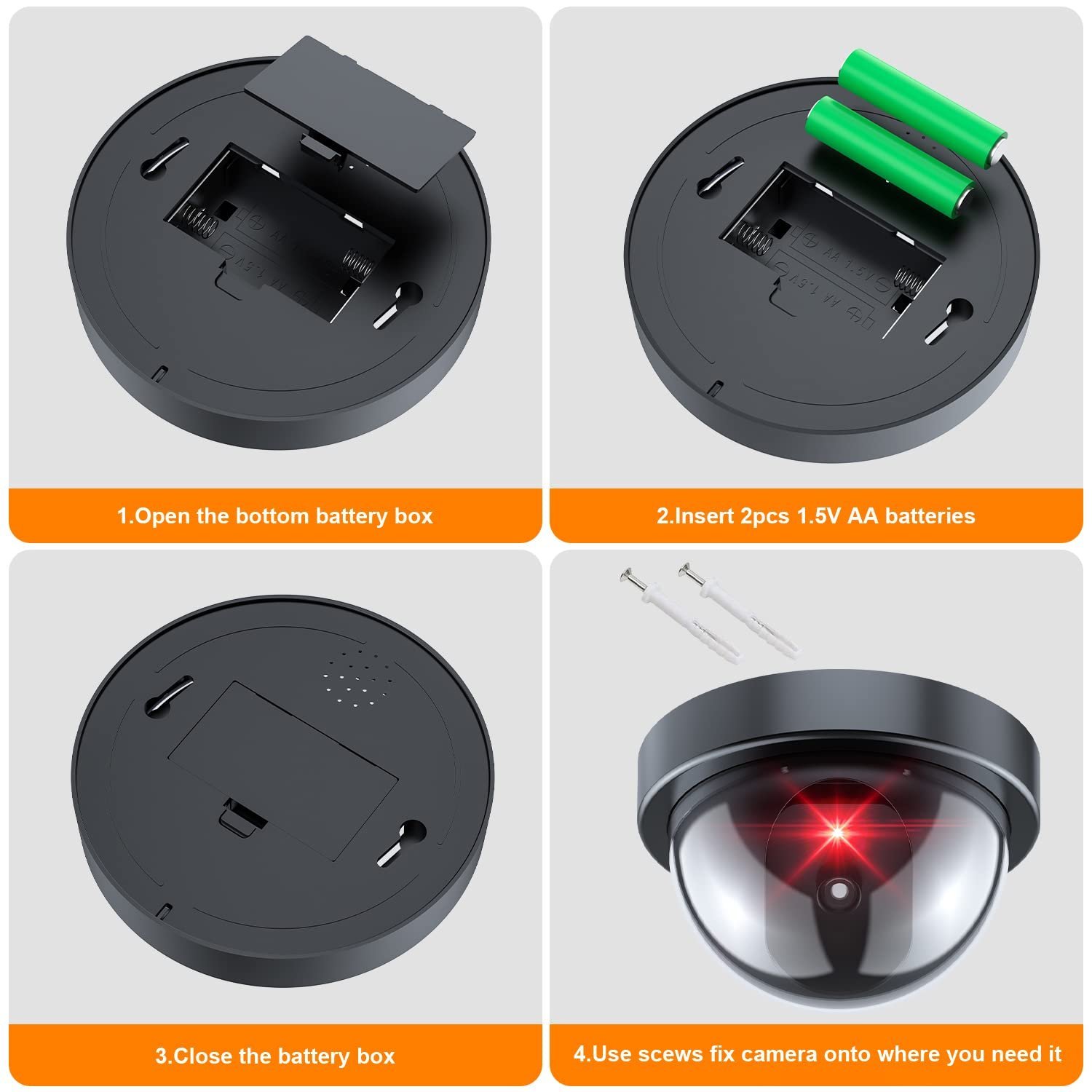 Security Camera for Home and Businesses Indoor Outdoor🔥🔥Buy 3 Get 1 Free (4pcs& Only $10.45 Each& free Shipping)