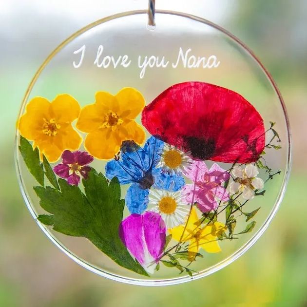 💝Happy Mother's Day🤱Natural dried flower round ornaments🌺