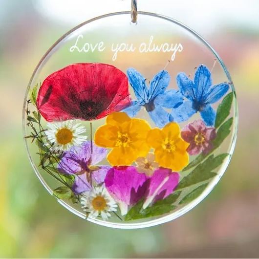 💝Happy Mother's Day🤱Natural dried flower round ornaments🌺