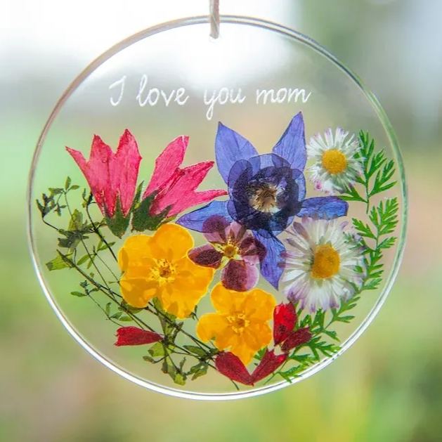 💝Happy Mother's Day🤱Natural dried flower round ornaments🌺