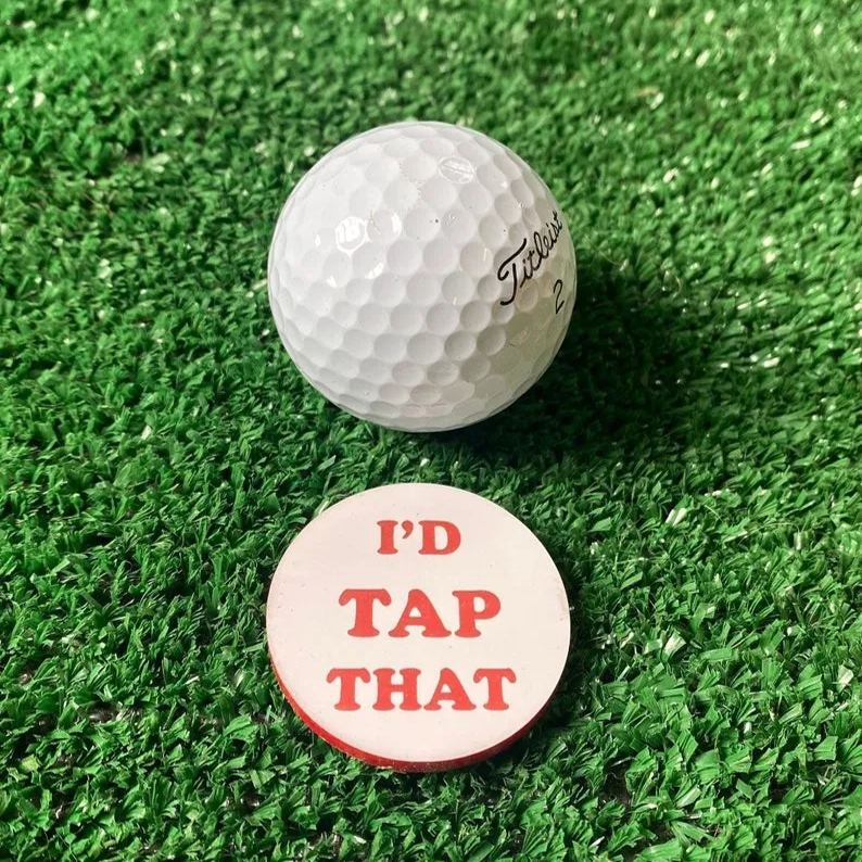 🎁Gift for Golfer💖Swing into Laughter with Our Funny Pun Golf Ball Marker Set of 4!