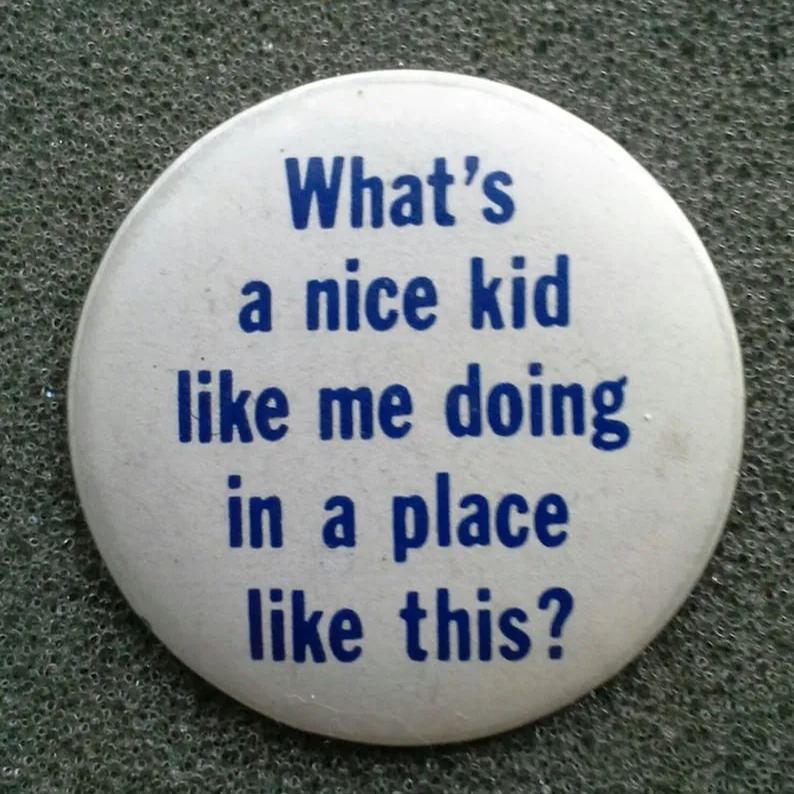 🔥HOT SALE🔥Retro '80s Pinback Button😍