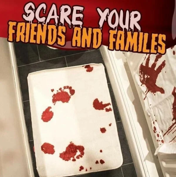 🎃(Flash Sale)Halloween Flash Sale-🩸Bloody Bath Mat