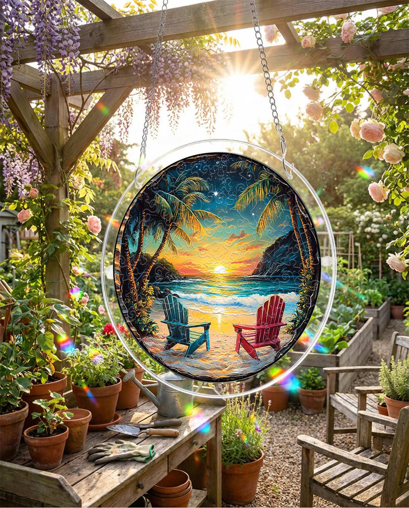 🔥Limited Time Offer Up To 54% Off🎁 Handmade DIY Acrylic Puzzle: Sun Catcher,Many styles,Popular size🔥8in