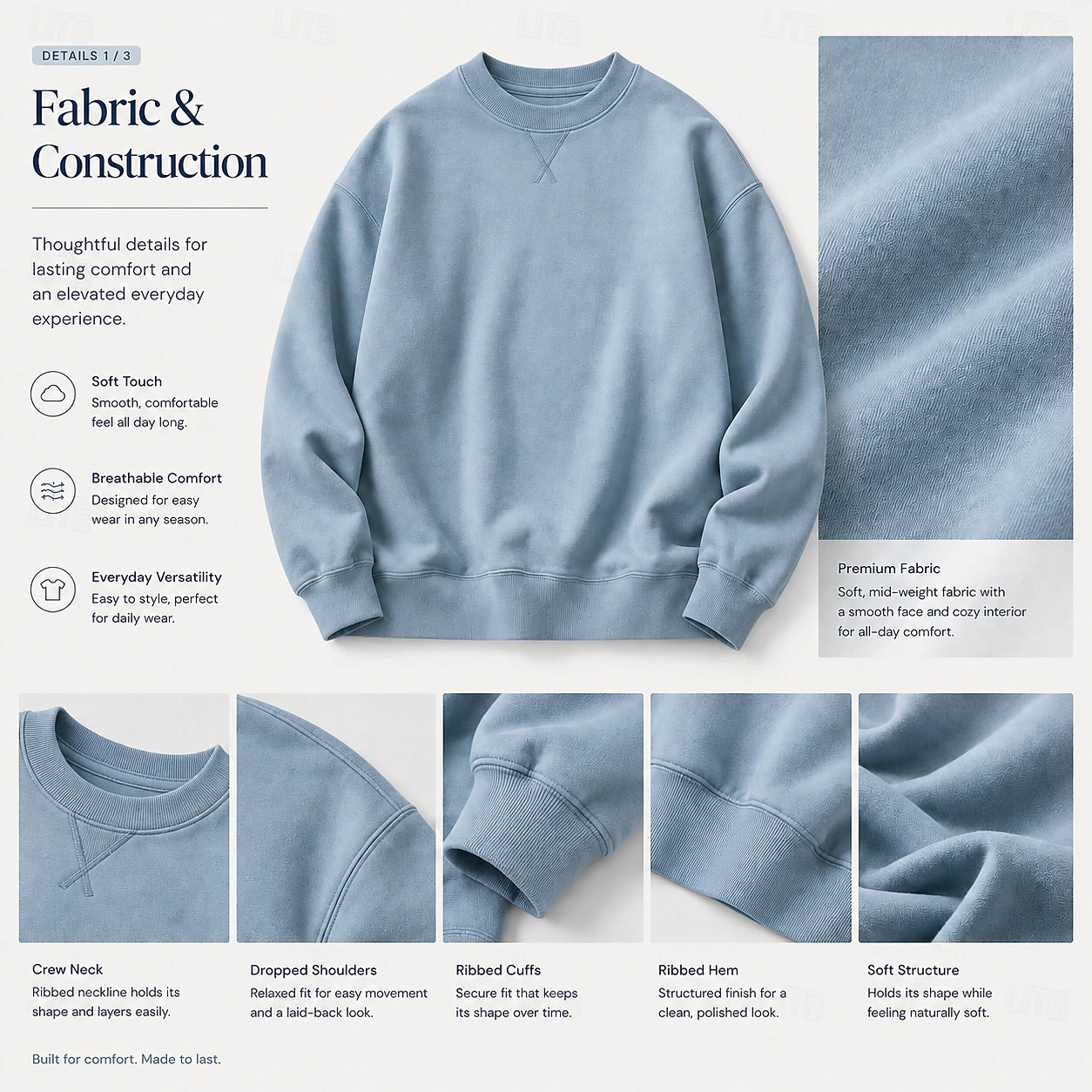 Everyday Fleece Crew-Neck Sweatshirt product image 14