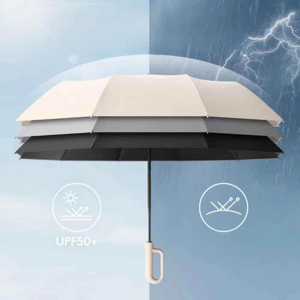Automatic folding umbrella – Light Blue