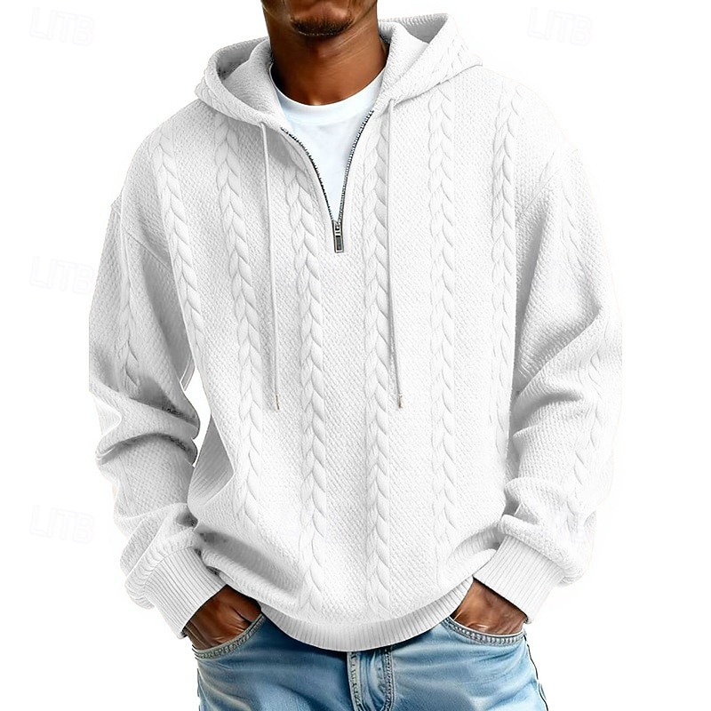Summit Jacquard Quarter-Zip Hoodie product image 4