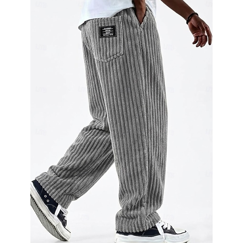 Relaxed Corduroy Drawstring Trousers product image 8