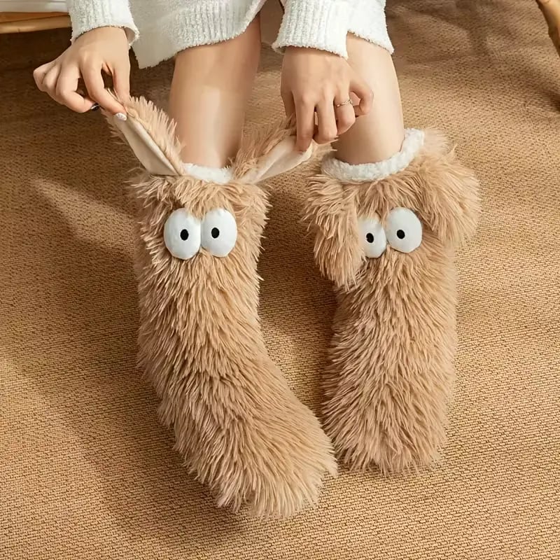 🔥LAST DAY 49% OFF- Women's Plush Slippers Socks