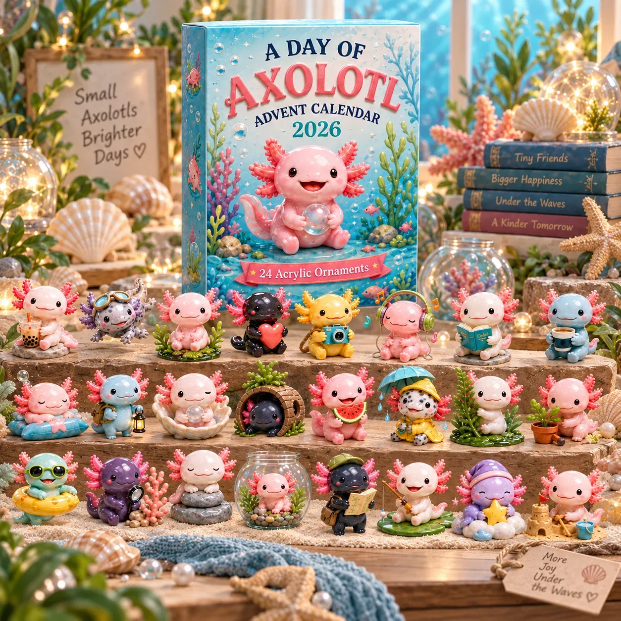 A Nap Az Axolotl Adventi Naptár karácsonyi ajándék