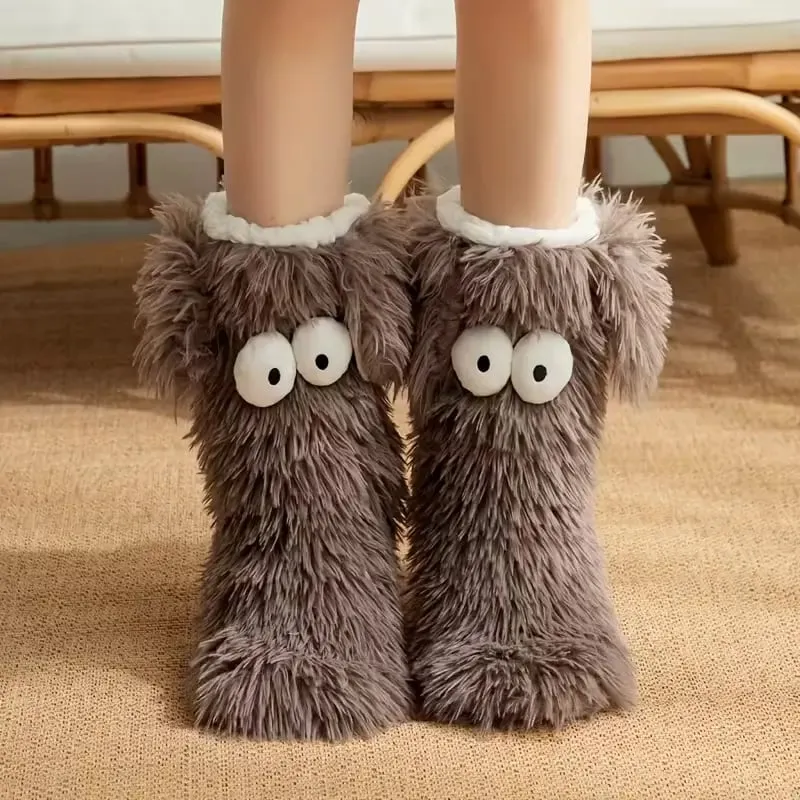 🔥LAST DAY 49% OFF- Women's Plush Slippers Socks