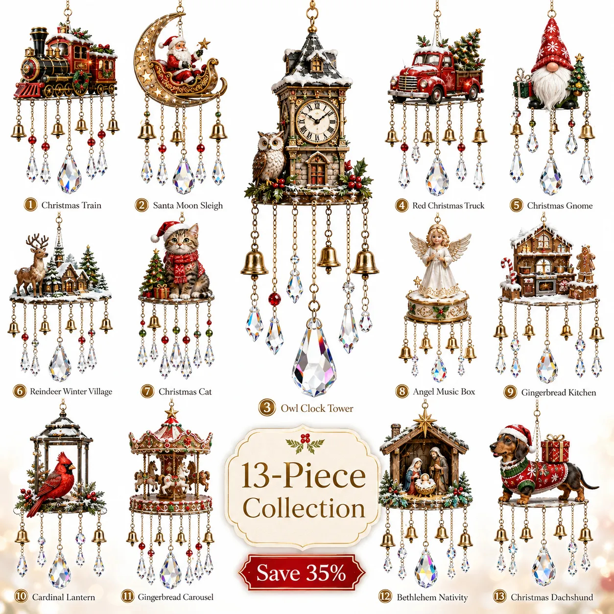 🎁LAST DAY — LIMITED TIME 49% OFF！Magical Christmas Wind Chime