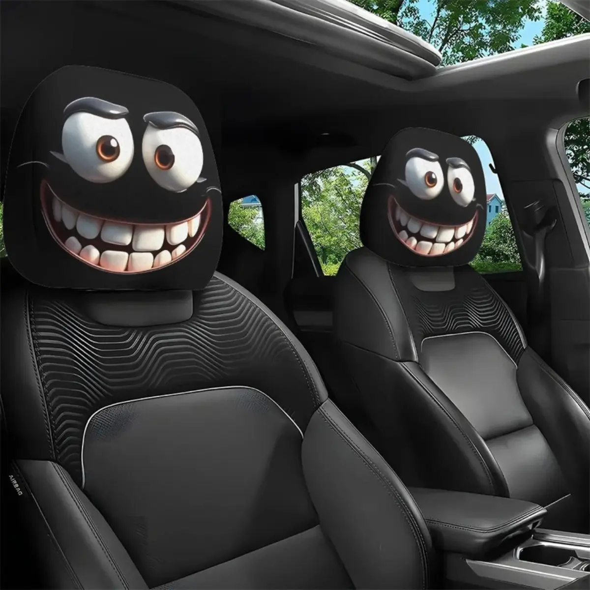Halloween Car Headrest Covers - 2-Piece Set