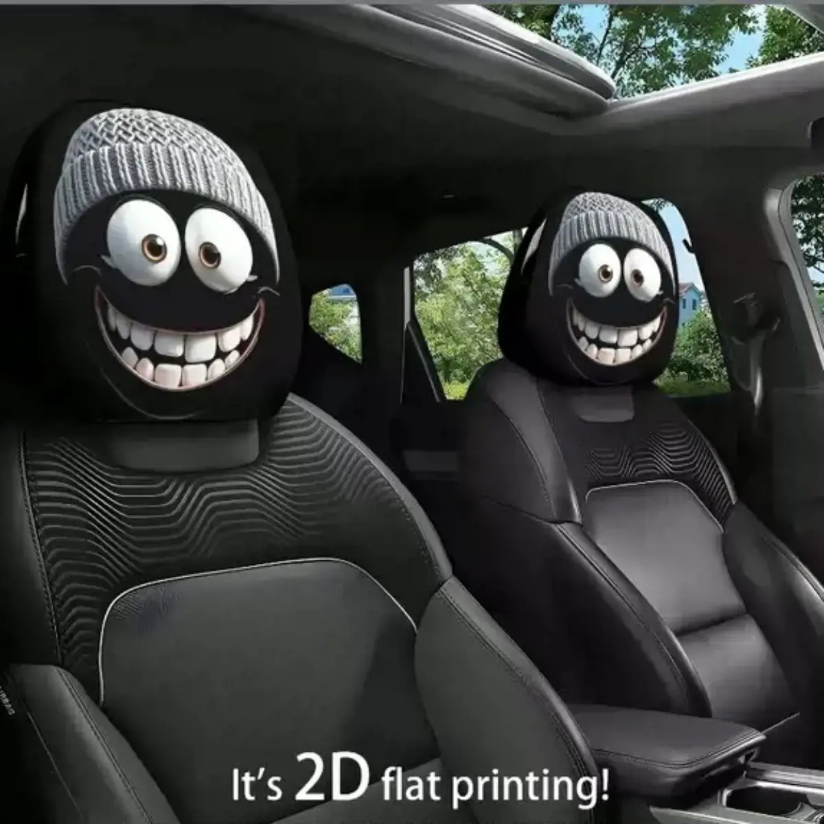 Halloween Car Headrest Covers - 2-Piece Set