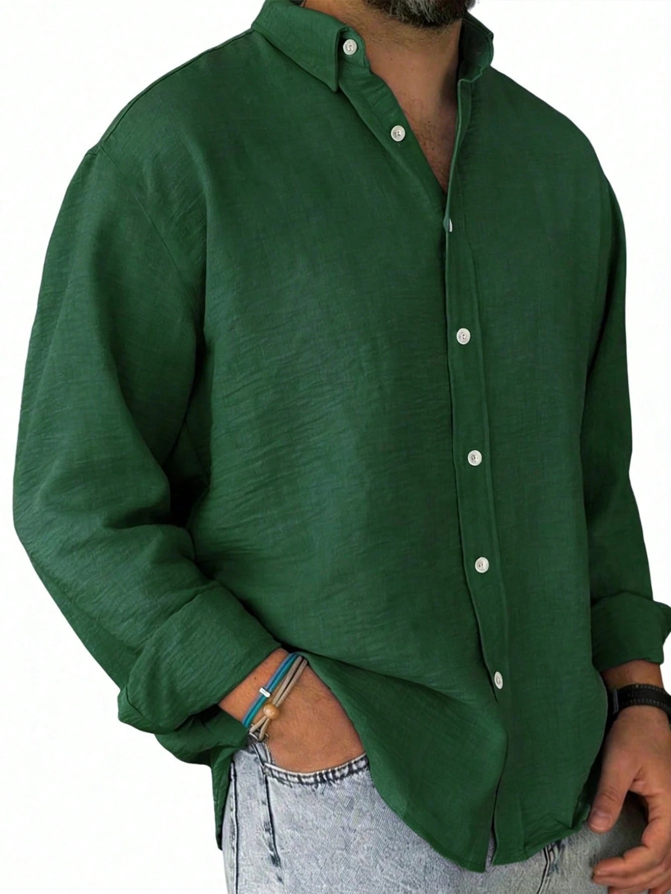 Coastal Blue Lightweight Casual Shirt