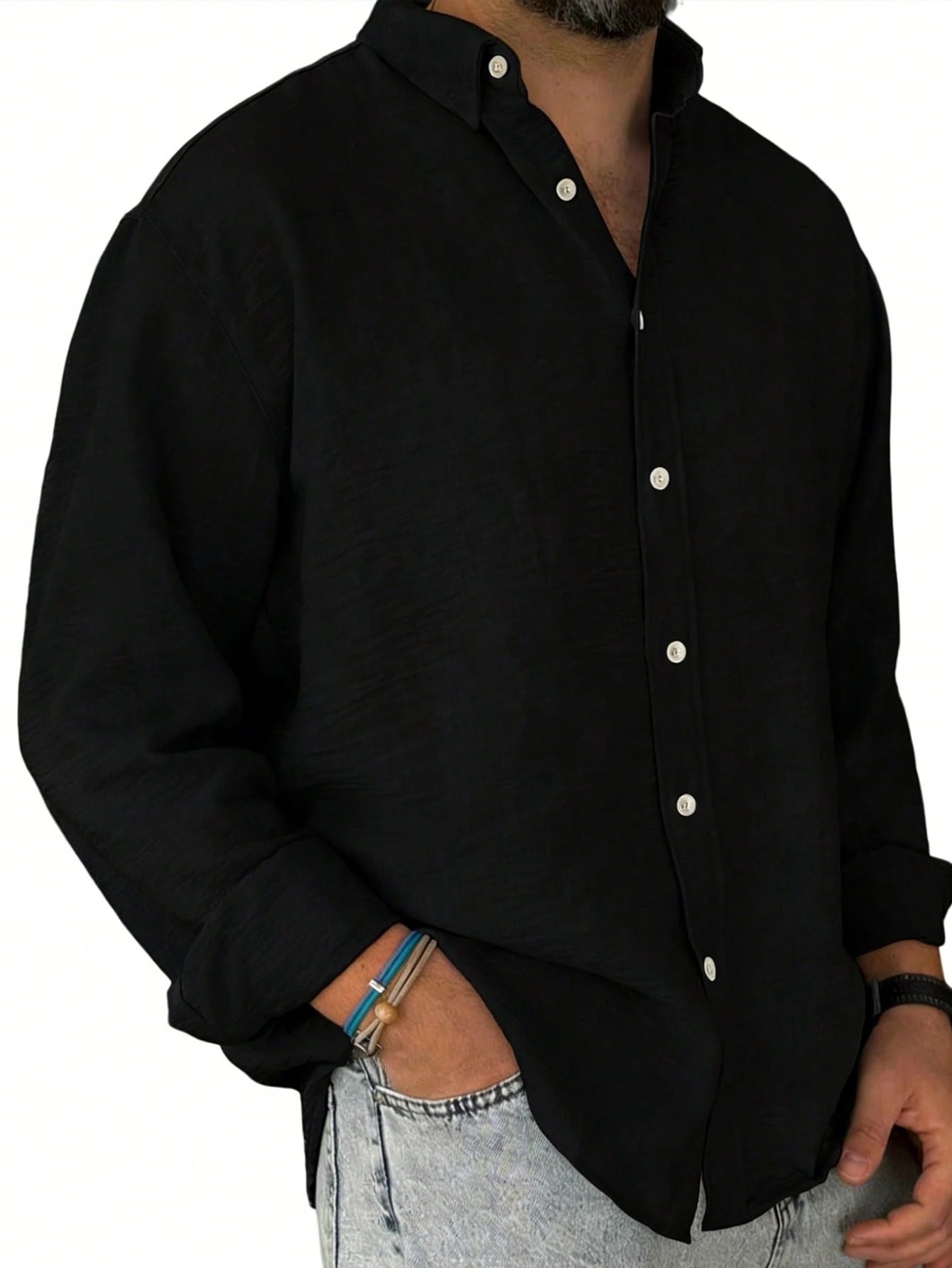 Coastal Blue Lightweight Casual Shirt