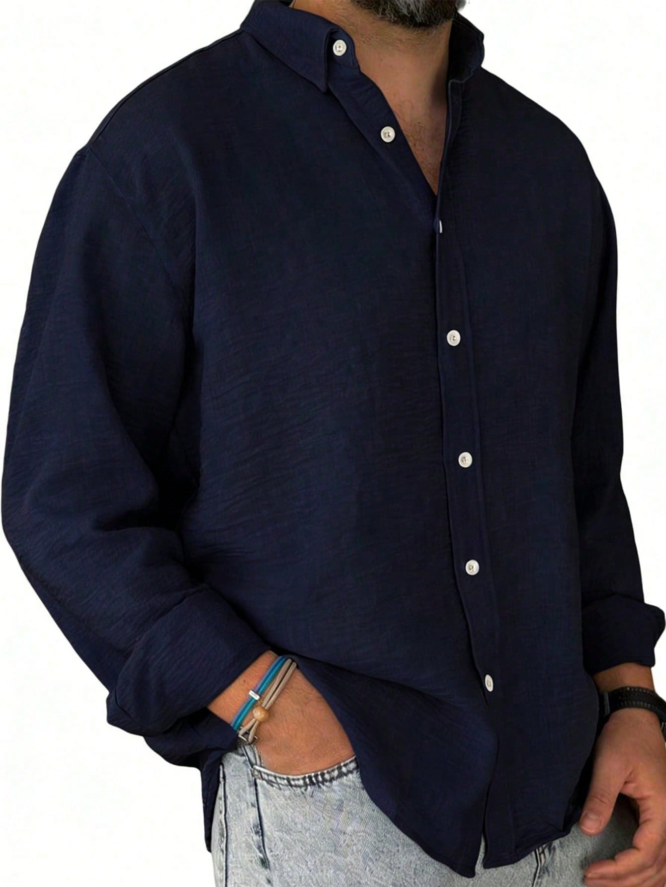 Coastal Blue Lightweight Casual Shirt