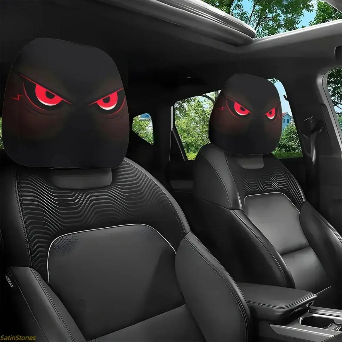 Halloween Car Headrest Covers - 2-Piece Set