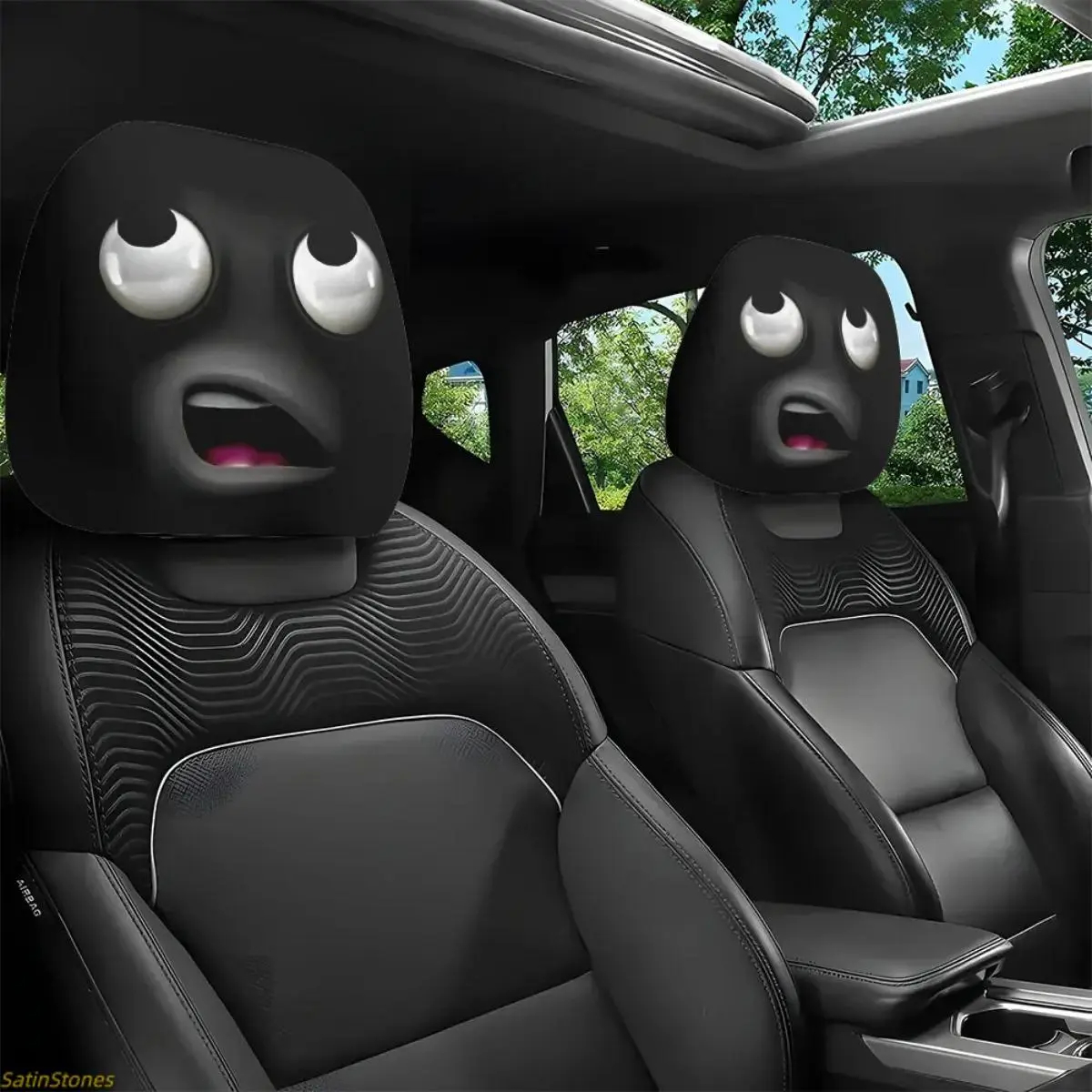Halloween Car Headrest Covers - 2-Piece Set