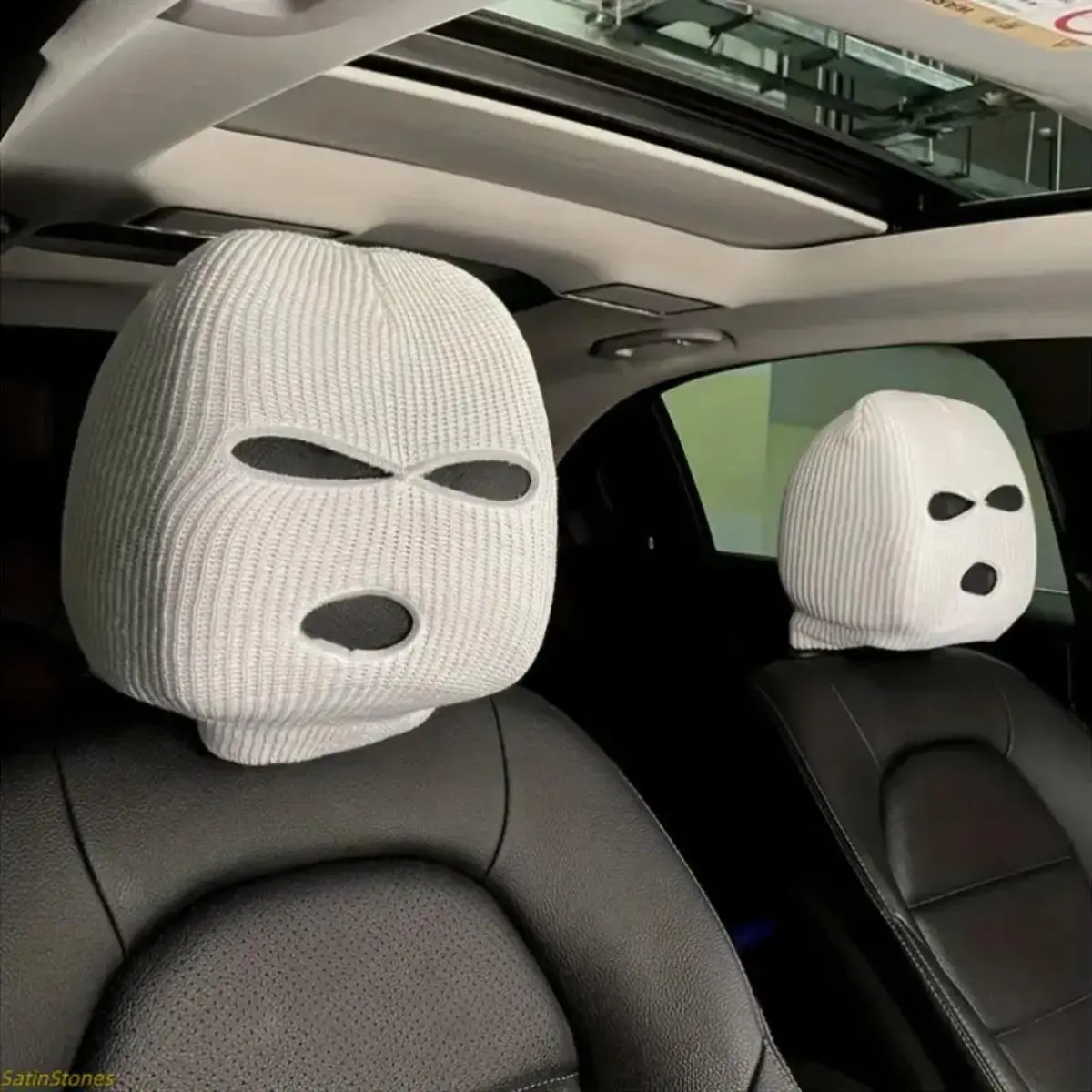 Halloween Car Headrest Covers - 2-Piece Set