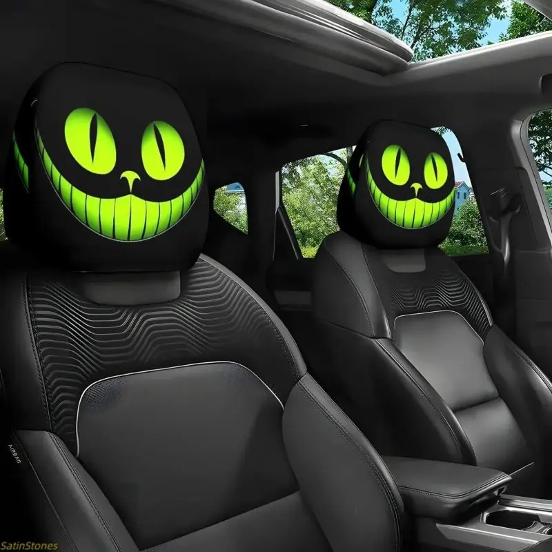 Halloween Car Headrest Covers - 2-Piece Set