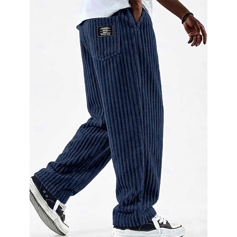 Relaxed Corduroy Drawstring Trousers product image 3