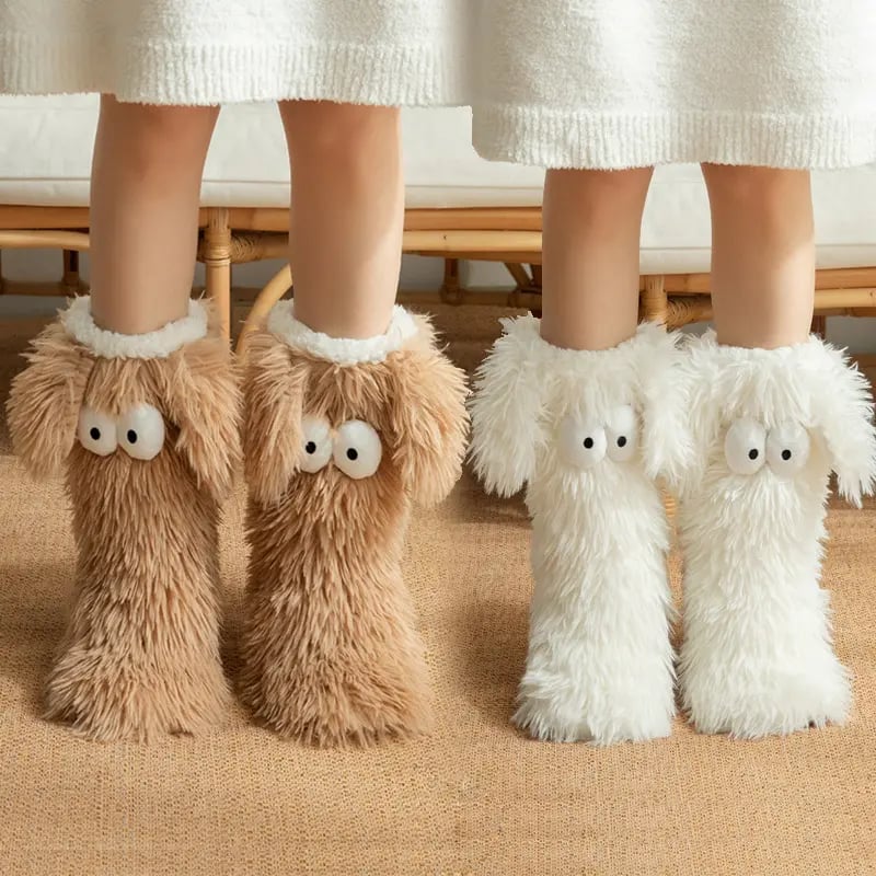 🔥LAST DAY 49% OFF- Women's Plush Slippers Socks