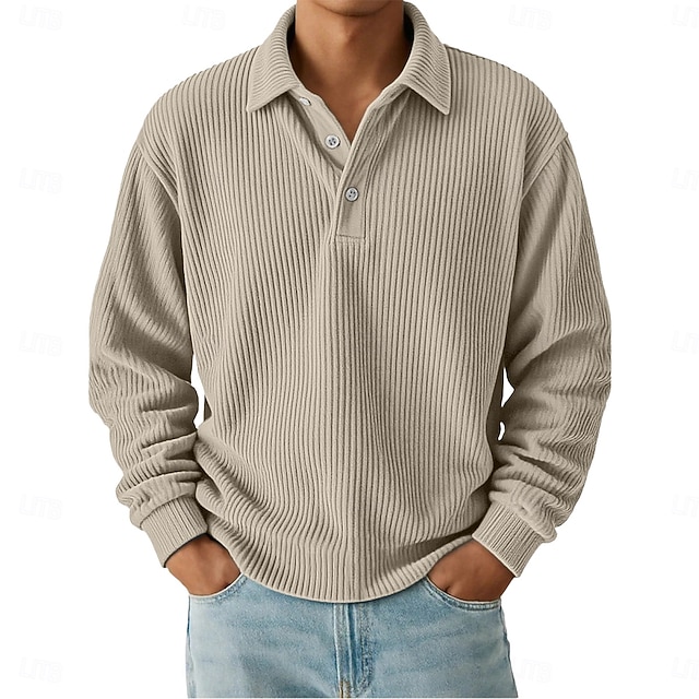 Summit Color-Block Corduroy Shirt - Khaki