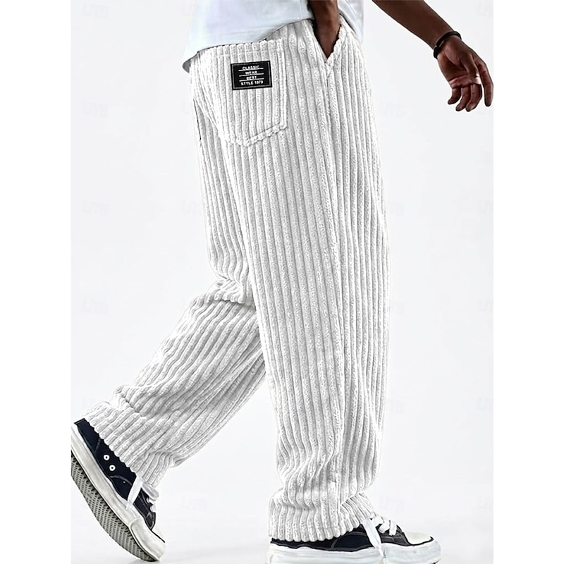 Relaxed Corduroy Drawstring Trousers product image 4