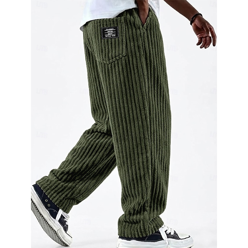 Relaxed Corduroy Drawstring Trousers product image 5