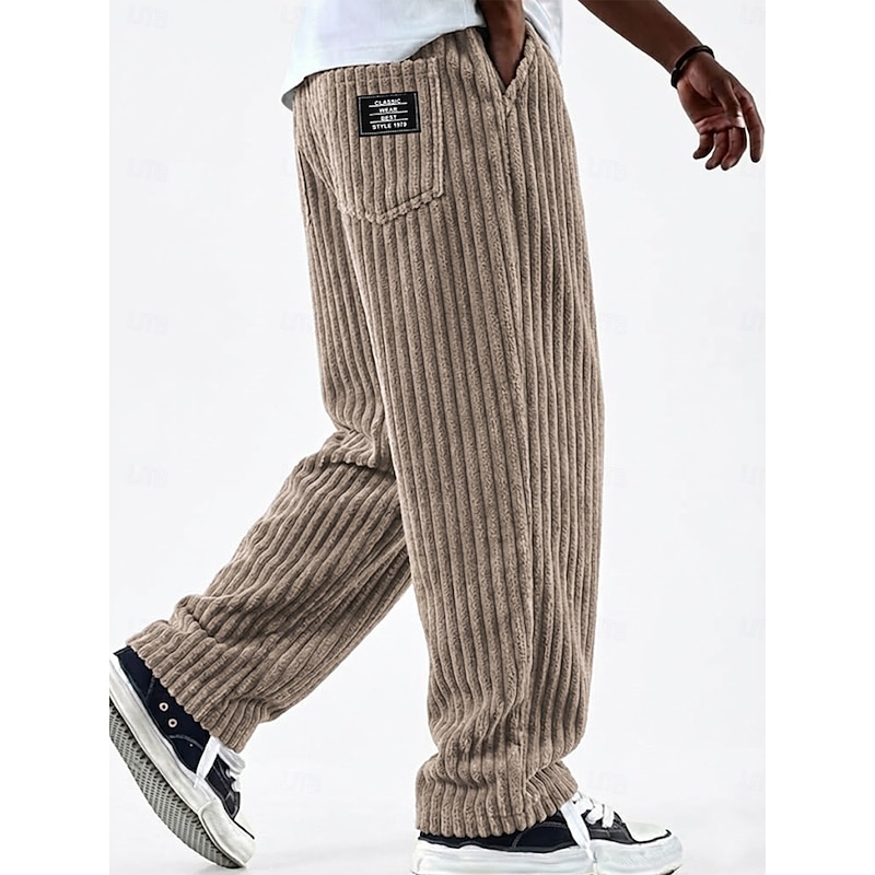 Relaxed Corduroy Drawstring Trousers product image 9