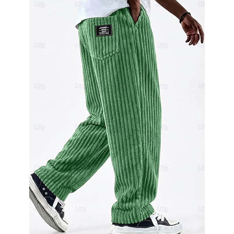 Relaxed Corduroy Drawstring Trousers product image 7