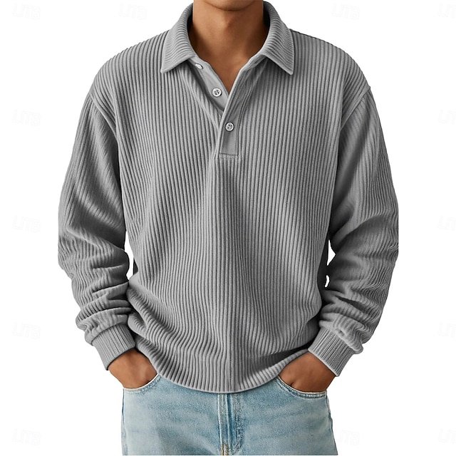 Summit Color-Block Corduroy Shirt - Gray