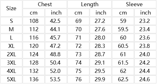 Men's waffle-knit cardigan jacket size guide