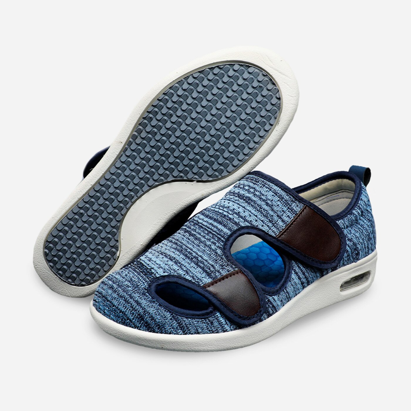 Women Extra Wide Width Sandals Walking Shoes Black