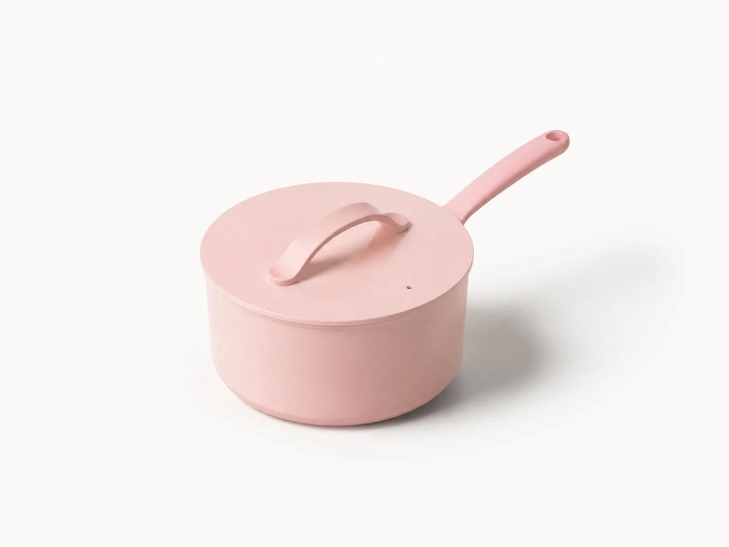 Casseruola con Coperchio Antiaderente Rosa Pastello
