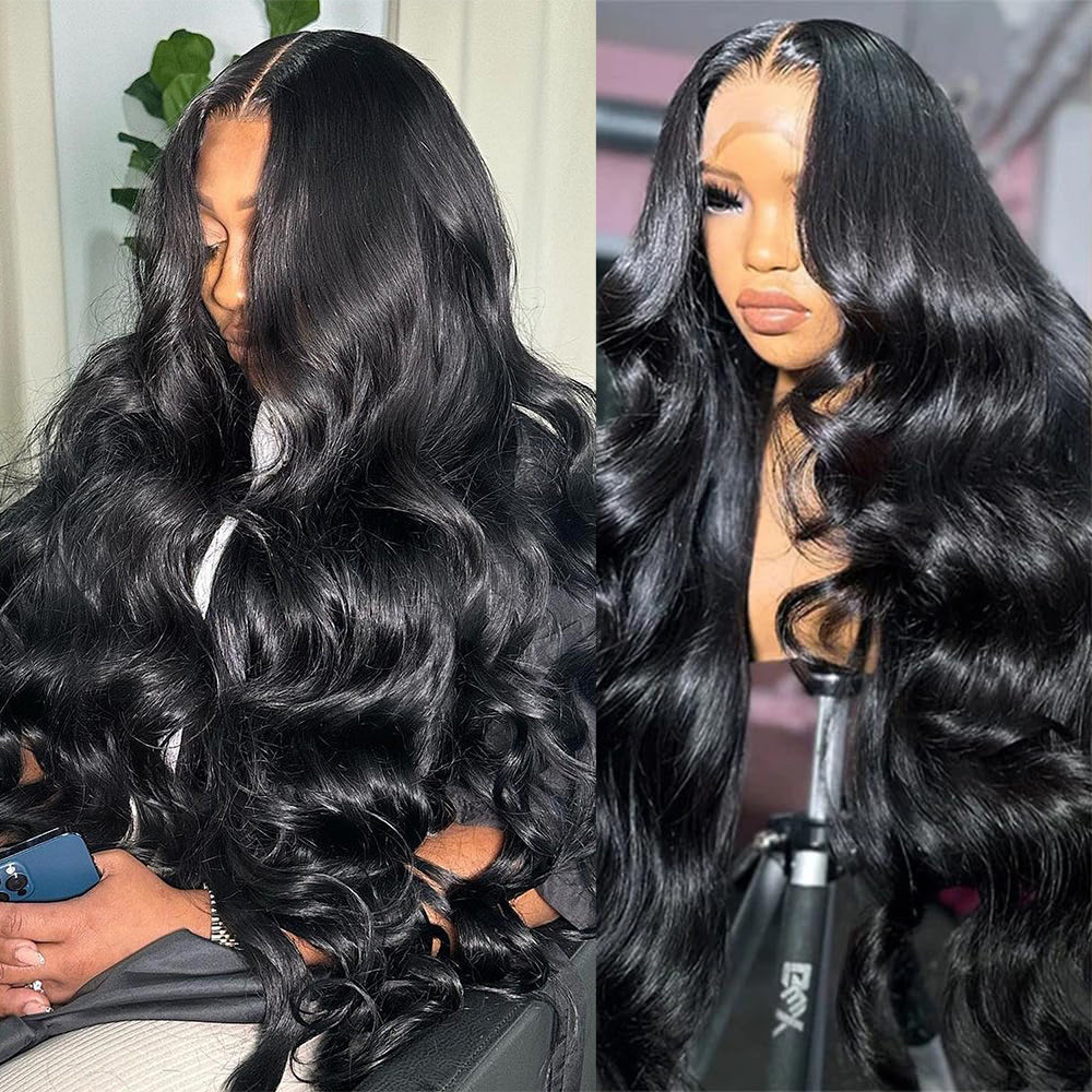Hairsmarket Body Wave HD Lace Full Lace Frontal Wig 13x4 Human Hair Wigs Undetectable Lace 250% Density